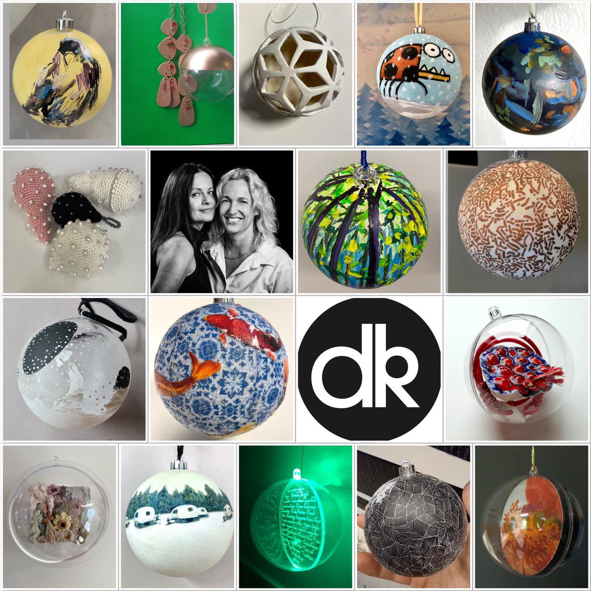 Een greep uit de super mooie kerstballen gemaakt door Groninger kunstenaars. Deel van de opbrengst gaat naar <a href="/KiKa8118/">Stichting Kinderen Kankervrij</a> 

Bestellen kan via dekunstdames@gmail.com
Delen wordt zeer gewaardeerd!