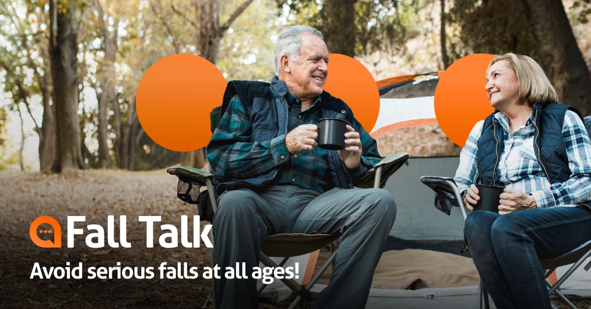 TraumaNB's tweet photo. Begin conversations with friends and family (no matter their age) to help raise awareness on fall-prevention. #FallTalk #FallPreventionMonth https://t.co/diaLBzuvkk