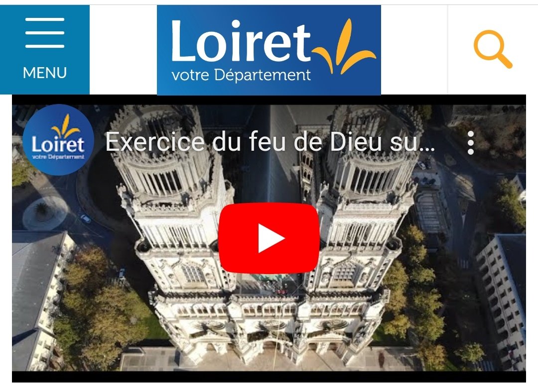 BouclierBleu's tweet photo. 🚨🚒 #preventiondesrisques : un reportage sur le dernier exercice des pompiers du @SDIS45 à la cathédrale d'Orléans. 👏
#TeamPat #plancathedrales #plandesauvegarde
 https://t.co/0bivcYhiCD https://t.co/pCHbJ20mOf