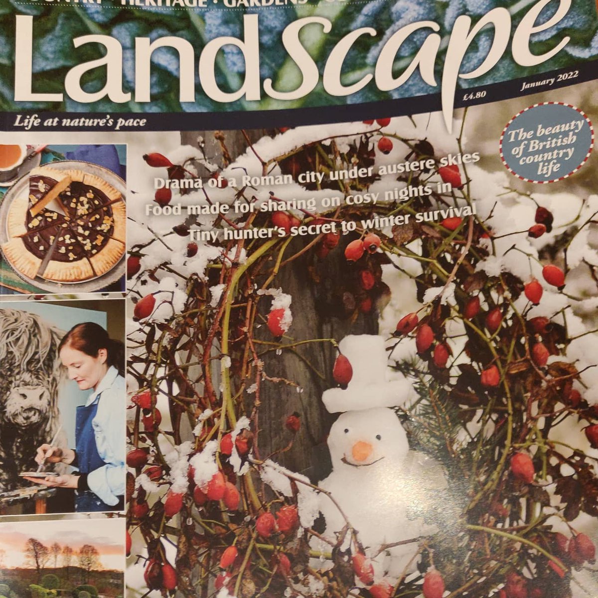 Really chuffed to have my #stoneware #lemonsqueezer featured in the latest <a href="/_LandScapemag/">LandScape Magazine</a>  available from my ObyPottery Etsy shop etsy.com/uk/shop/ObyPot… #norfolkpotter