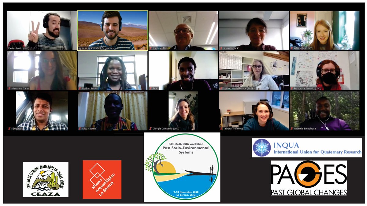 🔉PASES strikes back! 🧑‍💻👨‍💻We met-up today with the selected participants to present the in-person workshop planned for next year 🗓️Save the date: 20-24 November 2022 🔗PAGES-INQUA ECR Workshop 'Past Socio-Environmental Systems' pases2020.com