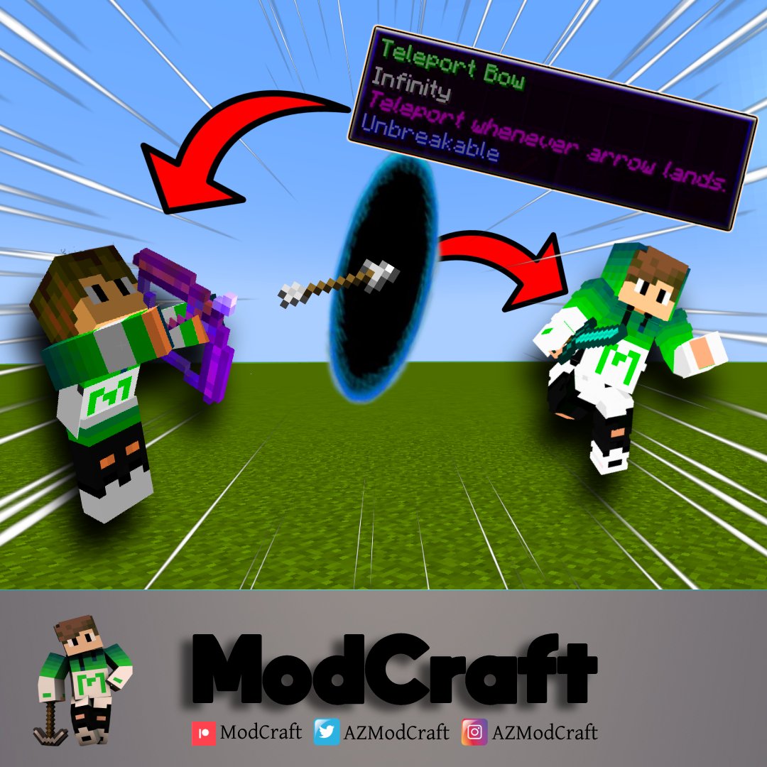 My first #plugin is online &amp; available for versions 1.16.1 and 1.17.1.

You spawn with a special bow that #teleports you wherever the arrow lands. Can you beat the #game?
Check it out🙂

Link in bio🔗

#Minecraft #MinecraftChallenge #MinecraftBut #gamedev #games #gamergirl #gamer