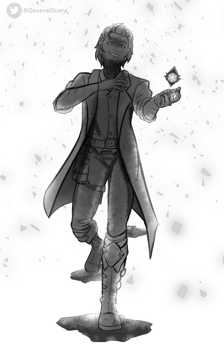 GeneralScara's tweet photo. "I'm not the bad guy, I'm just a bit surprising~"

#MetaRunner #Lucks #GenshinImpact #AU #MetaImpact #Sketch https://t.co/NDoTQ8NKAc