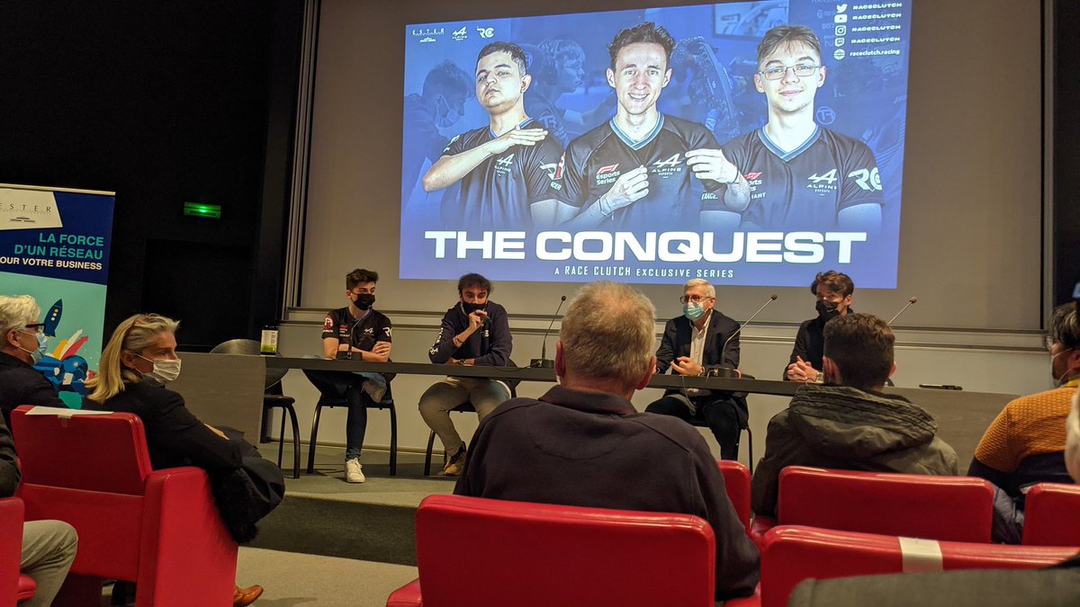 Fier d'assister à la soirée de #raceclutch ! Hâte de voir la course !