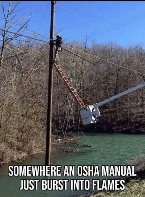 peodoctor's tweet photo. #WackyWednesday Some would see this as genius! Don't let these kinds of employees ruin your business!  #WorkSmart #SafetyFIrst https://t.co/q9pq6e61rs