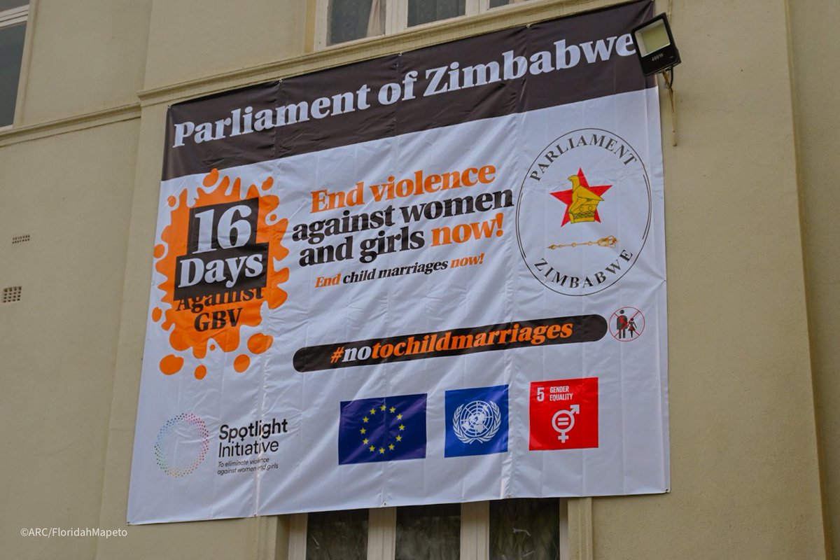 Tonight @ParliamentZim has been lit orange to mark the beginning of #16DaysofActivism against gender based violence. #OrangeTheWorld   #endgbvnow @NLinZimbabwe @MVerwijk @memorykadau @MUSASAZIM @ZimWomenLawyers @euinzim @FortuneGwaze @GlobalSpotlight