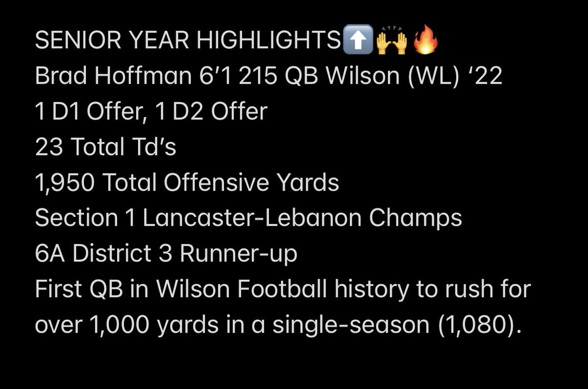 bradhoffman13_'s tweet photo. https://t.co/YQWwr631UA @WilsonBulldogs @RisingStars6 @ddstokes124 @damehova9 @EdOBrienCFB @MDrago59 @BadgleyBruce @BruceJEmswiler @CaryMoyer @JeffReinhart77 @717_sports @PaulRobertsCuse https://t.co/C1rjrbYSTm