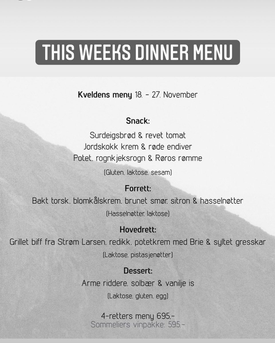 This weeks dinner menu, and we have a few tables available for the weekend. Dm for reservations #velochefclubhouse