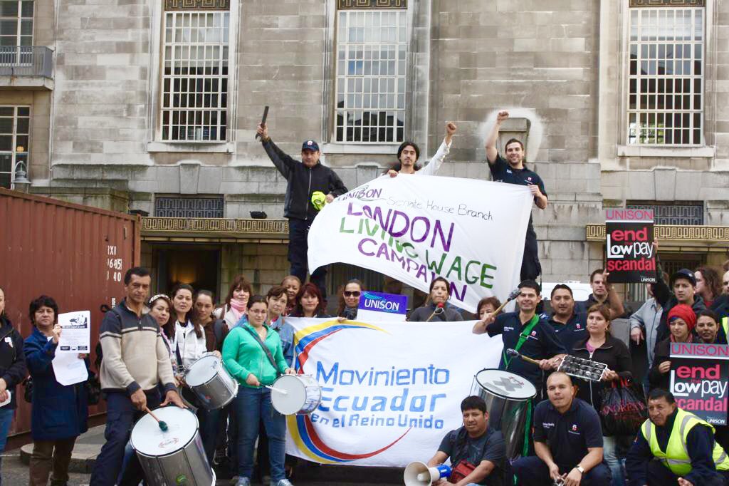 HCHLopez's tweet image. 10 years ago around this time I walked out on my first wildcat strike action with my colleagues, outsourced cleaners @UoLondon demanding 2 months of unpaid wages.
10 years later we ended outsourcing & I am leading the @IWGBunion - one of the most exciting unions in the countryโ๐ผ