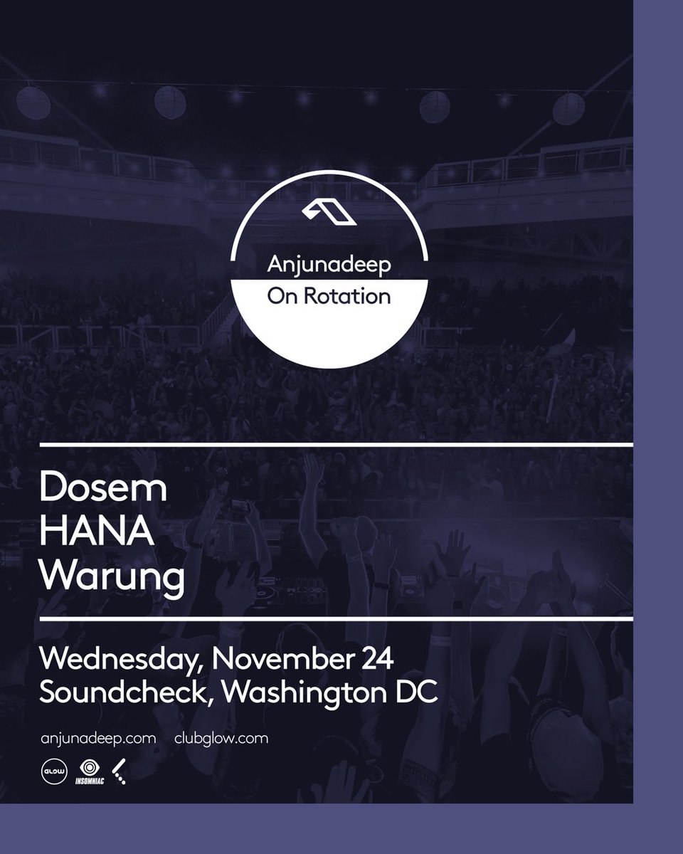 HANA (@hanatruly) on Twitter photo DC TONIGHT!!!!! my first stop of the <a href="/Anjunadeep/">Anjunadeep</a> on rotation tour!!!! omg I’m so excited 🤯🤯🤯 DC TONIGHT!!!!! my first stop of the <a href="/Anjunadeep/">Anjunadeep</a> on rotation tour!!!! omg I’m so excited 🤯🤯🤯