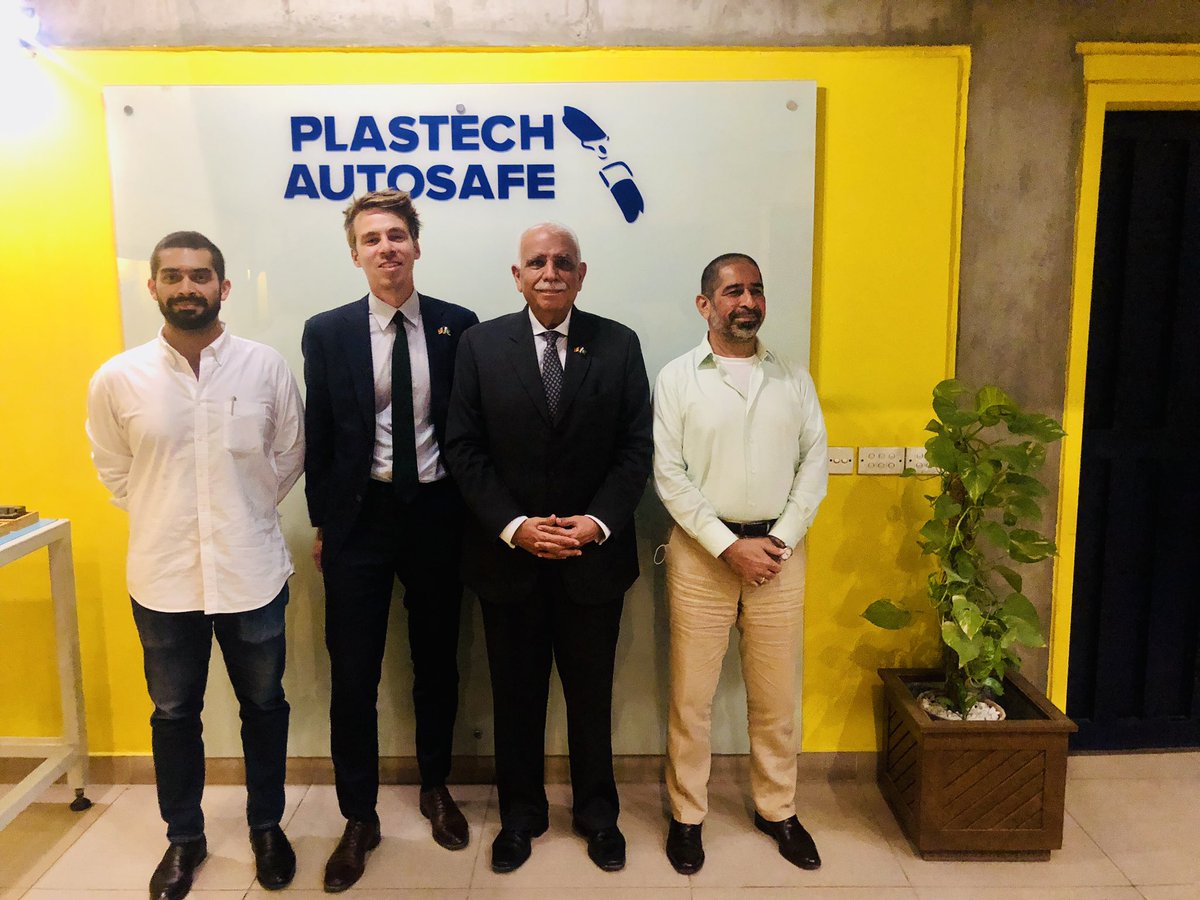 <a href="/AWEX_Asia/">AWEX Asia-Pacific</a> <a href="/YaelHaumont/">Yaël Haumont</a> <a href="/BelgiumISB/">Belgium in Islamabad</a> <a href="/i_pollet/">Isabelle Pollet</a> Visited à fantastic 🇵🇰company who will be setting up a shotgun cartridge manufacturing facility in partnership with a Walloon 🇧🇪company. First Secretary 🇧🇪Embassy Sylvain Vanrie accompanied me on this visit.