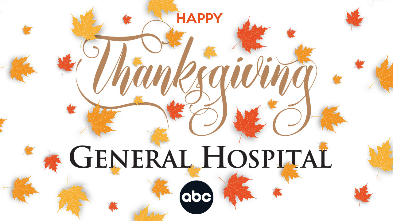 General Hospital on Twitter "Happy Thanksgiving from all of us at