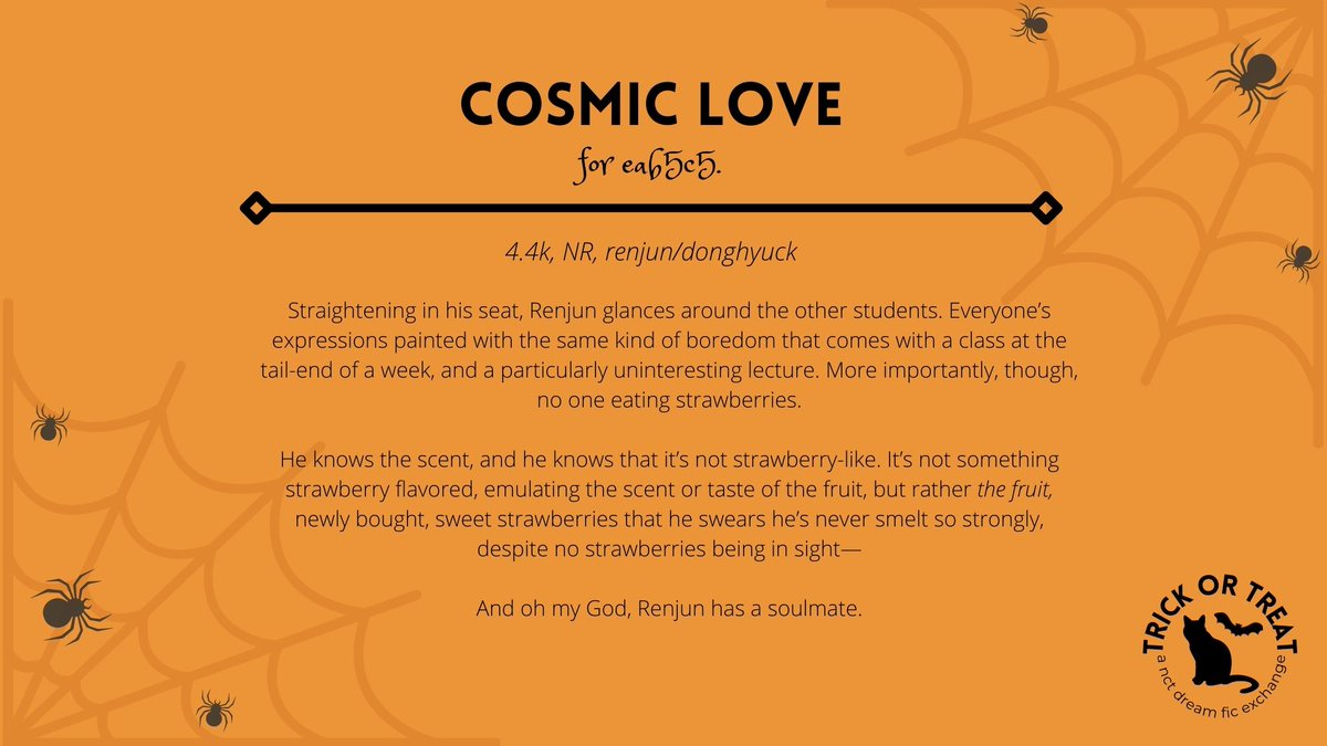 Cosmic Love
★ for eab5c5
★ renjun/donghyuck
★ 4.4k
archiveofourown.org/works/34249924