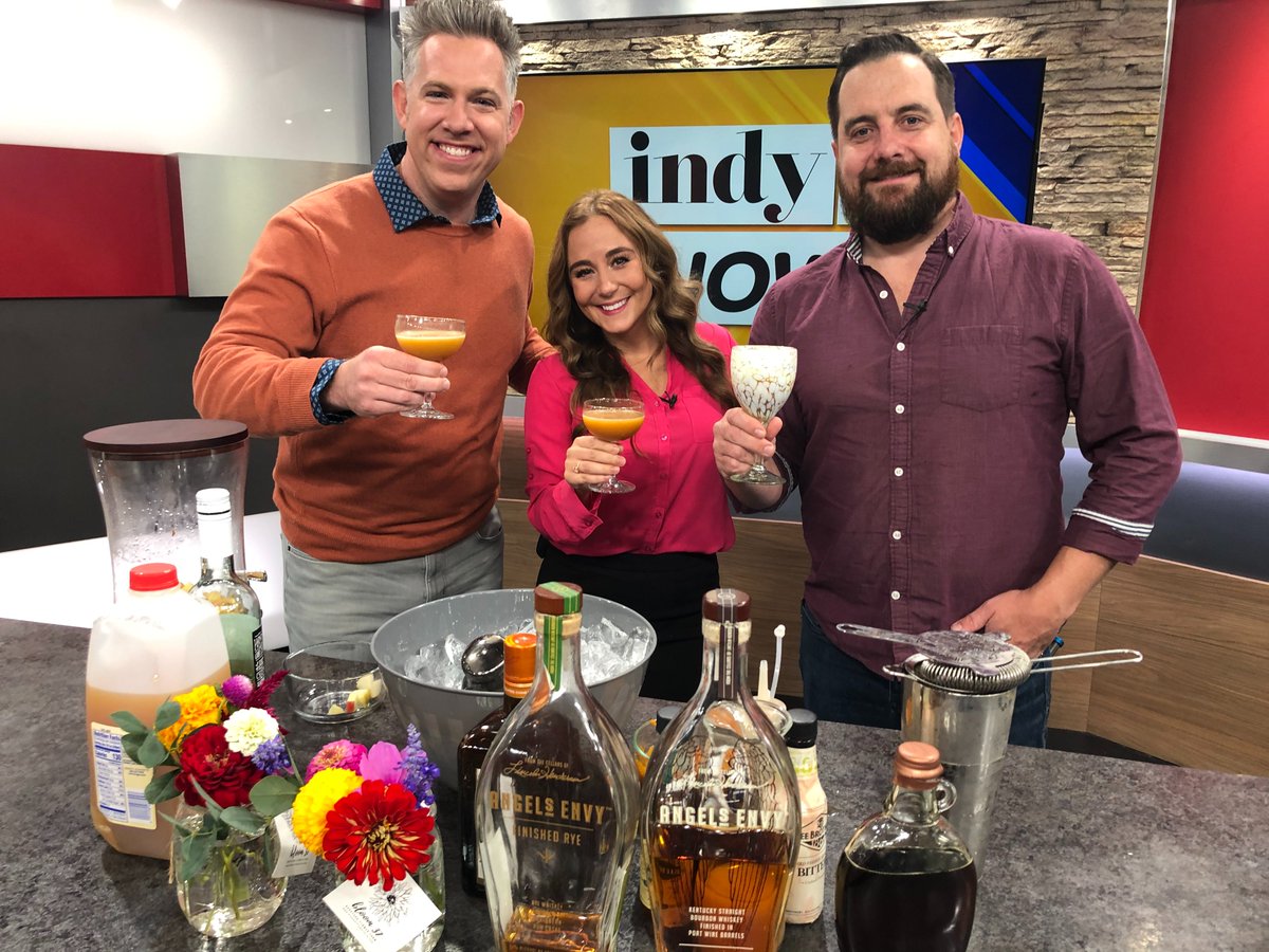 Cheers to a new week!
🥃Our friendly bartender Jason with <a href="/USBGIndiana/">USBG Indiana</a> is back with some celebratory cocktails.
🎄Get some holiday decorating ideas from Allisonville Home &amp; Garden
✨Plus restaurant news with <a href="/JKetzenberger/">Jolene Ketzenberger</a> and more!  
📺 Join us at 10am on <a href="/FOX59/">FOX59 News</a>