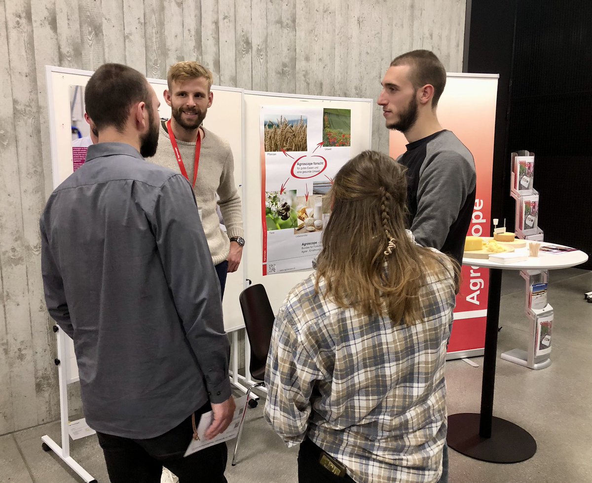 Agroscope auf Talentsuche: Erfolgreicher Austausch mit den Studierenden am #Career Day der Hochschule für Agrar-, Forst- und Lebensmittelwissenschaften #HAFL!

ℹ️ Aktuelle Stellenangebote: agroscope.admin.ch/agroscope/de/h…