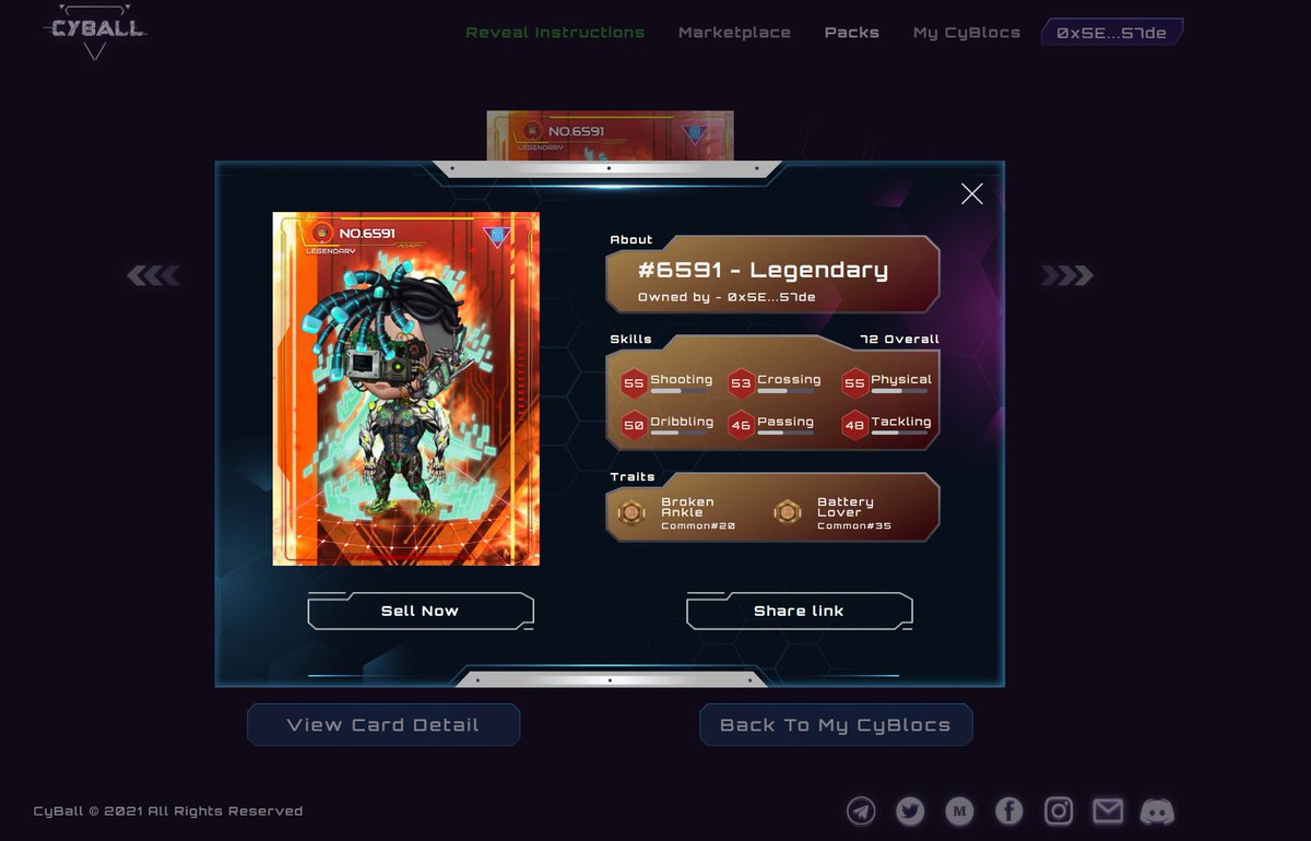 congtysaongoc's tweet photo. @CyBallOfficial #CyBlocFlex  today is the luckiest day of my life , im buying 2 common back from binance , open it and guess what !!!!! 1 silver and 1 LEGENDARYYYYY !!! 
tonight i cant sleep just because this cybloc ! Happy dayyyyy !! 
I didn't record , just have some images !!! https://t.co/yOTea6dwVx
