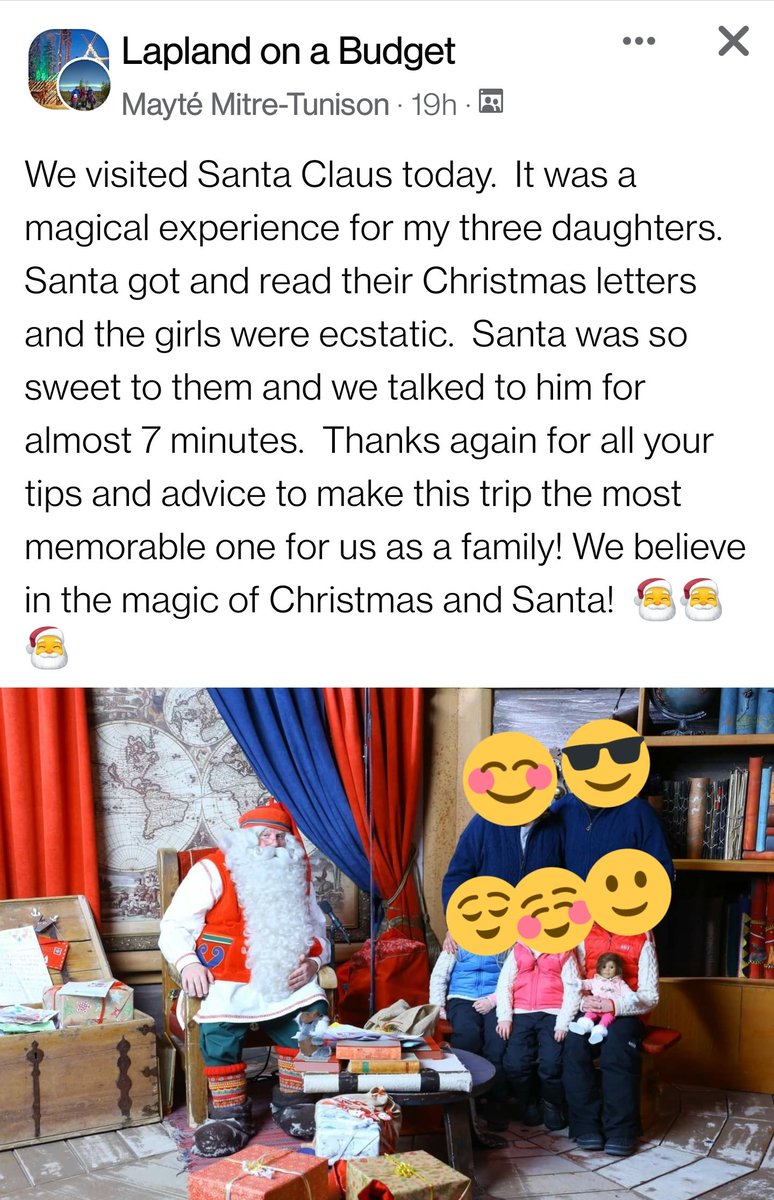 Our Lapland on a Budget group is pure joy at this time of year!

<a href="/itscherrystone/">Corrina Stone</a> is the undisputed QUEEN of making family travel dreams come true 🎄

facebook.com/groups/2462570…