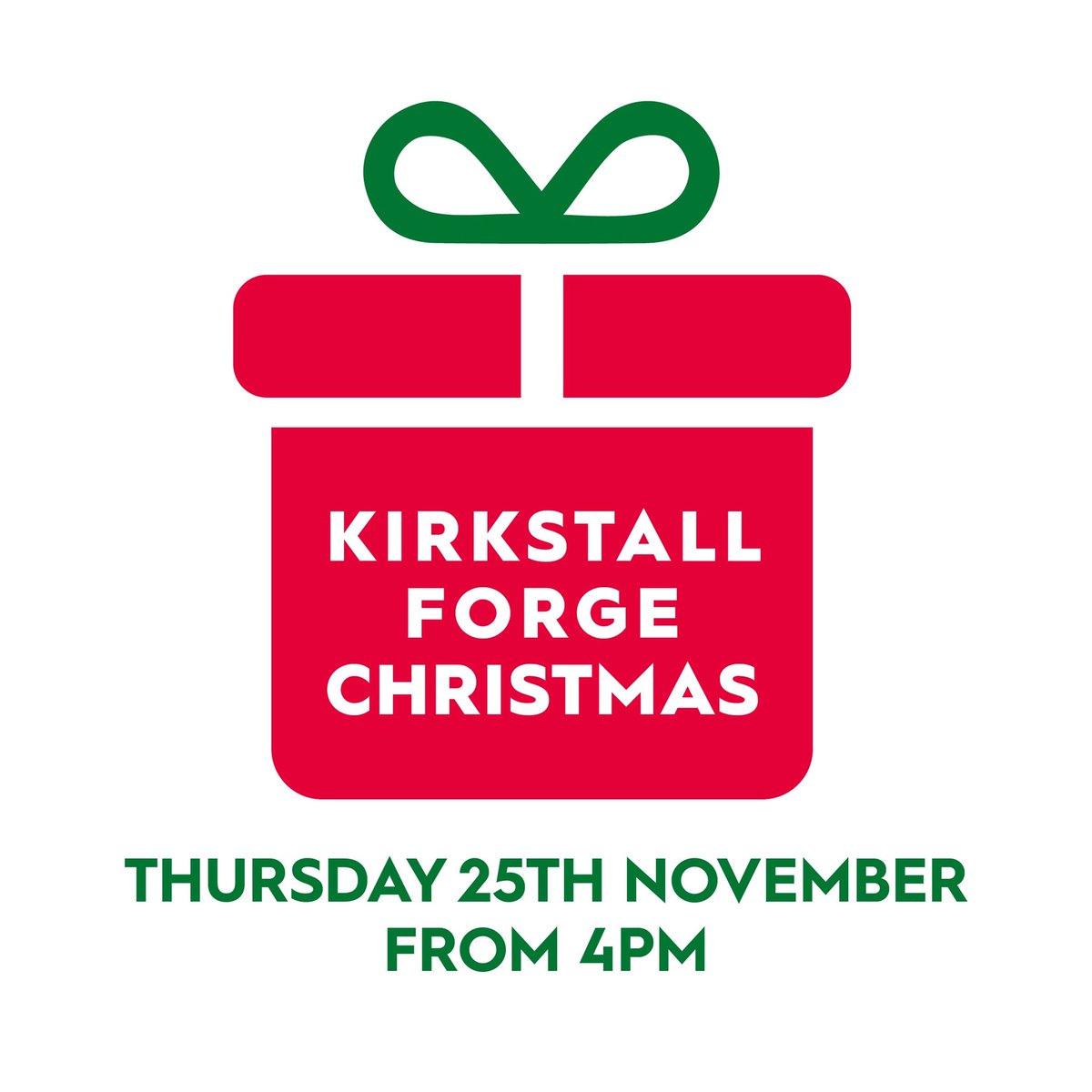 We can’t wait to see you for our #kirkstallforgechristmas event tomorrow!