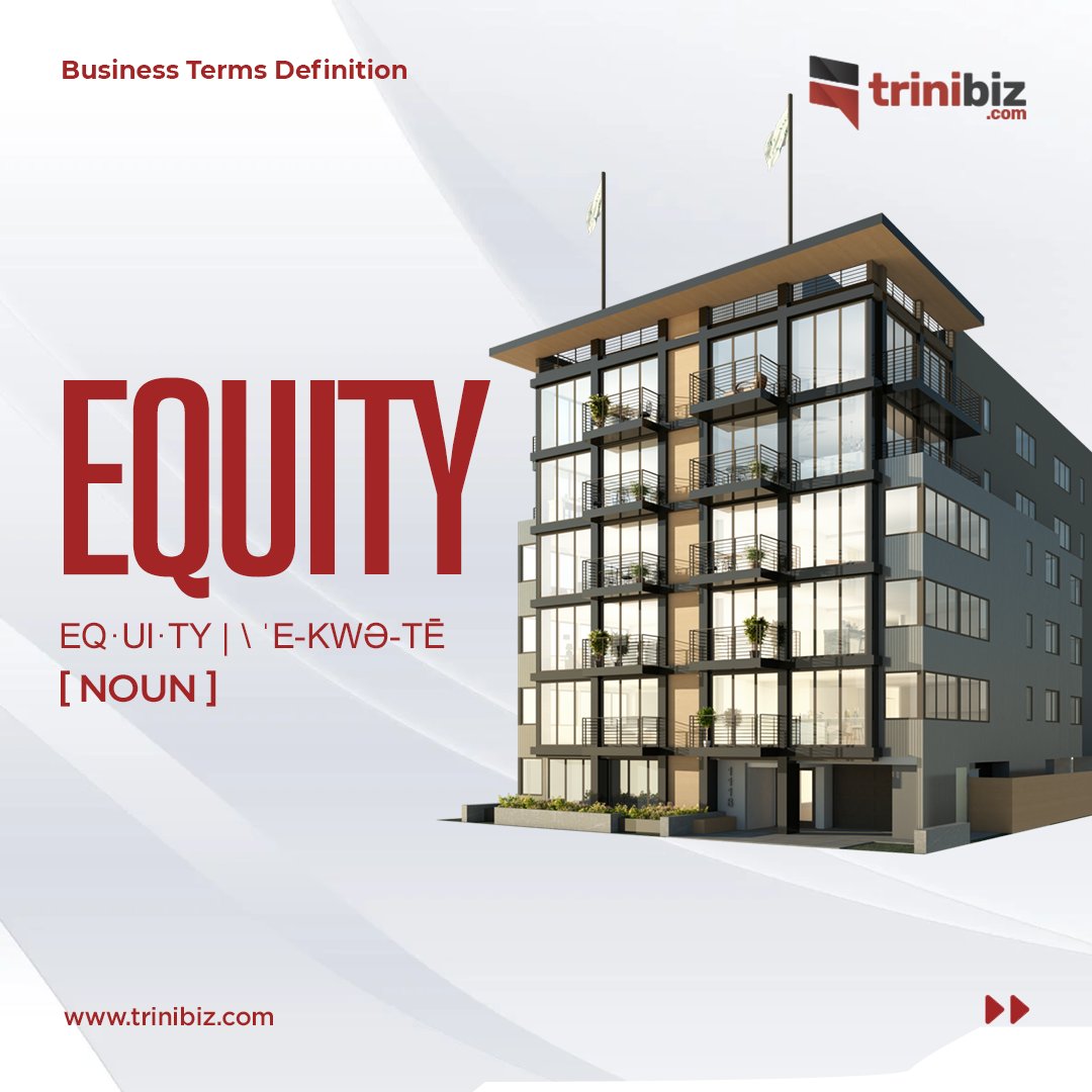 Trini_Biz's tweet photo. Are you familiar with the term "Equity"?

Every week, a new term will be featured.
.
Follow TriniBiz for the latest business news, listings, products, and services. 
.
#equity #business #businessterms #trinidadandtobago #trinibiz https://t.co/yrwPJIlCE7