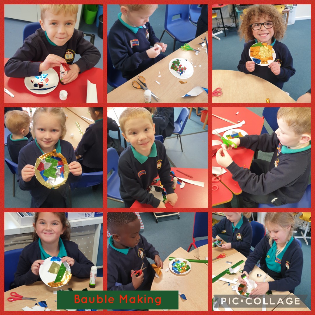 GwenfoCWPrimary's tweet photo. A busy afternoon in year 2. We have been making Christmas baubles. #FoundationPhaseWednesday #BeingCreative #Christmas #baubles #GwenfoY2 #HappyClass https://t.co/bJSfIWmJFT