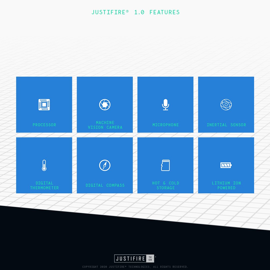 With Justifire's ability to SEE, HEAR, FEEL &amp; REMEMBER... it's technology on YOUR side.

#justifire #justiforall #justi
