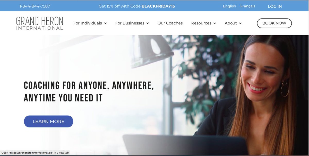 The Heron has landed! Our new website is LIVE! Go check it out - let us know what you think!

👉👉👉grandheroninternational.ca 

#coachingondemand #coachingforeveryone #oneconversationatatime