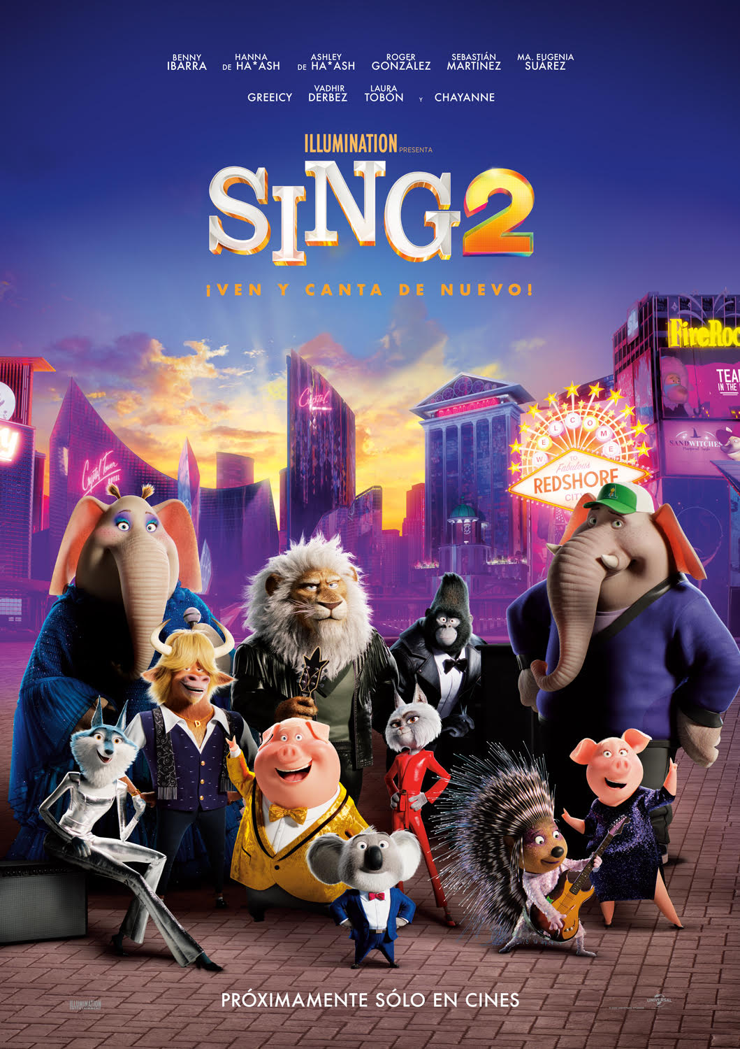 Cinemex on Twitter: "¡Mira el nuevo póster de #Sing2, una película con  #SelloDeRecomendaciónCinemex! ¡Todos ya listos para el gran espectáculo,  este 22 de diciembre, en Cinemex! ✨ ¿Y tú? 😎 https://t.co/Wce3Vpc3dY" /