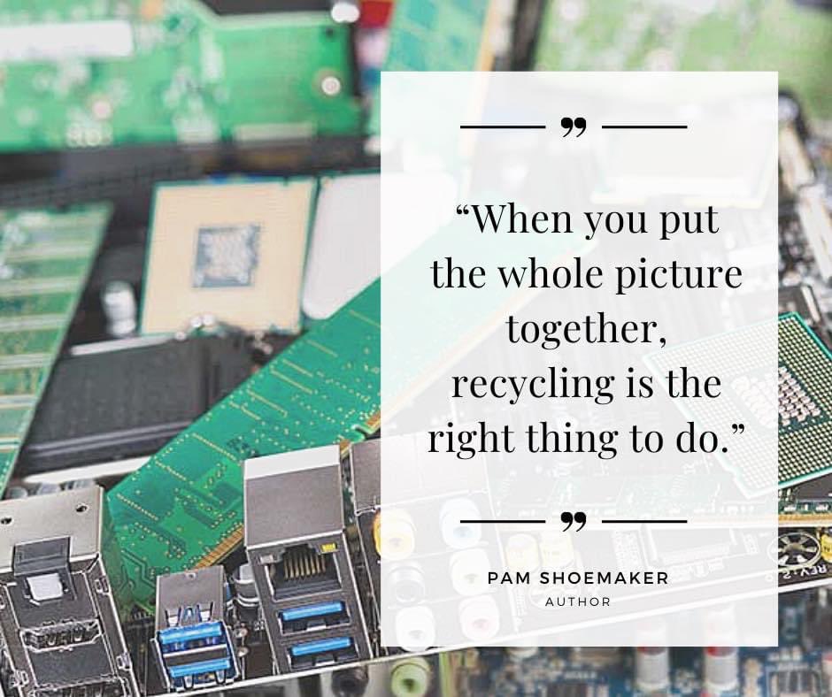 PotomacEcycle's tweet photo. Do the right thing - ♻️recycle!♻️

#recycling #manassasvirginia https://t.co/ZfQU1XCNhN