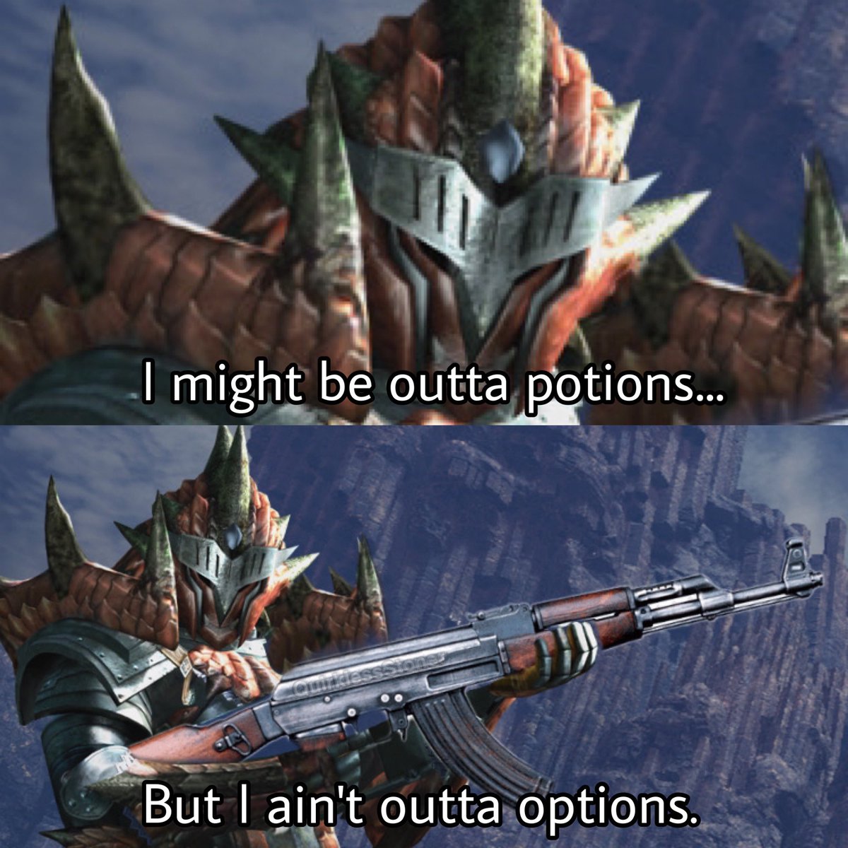 QuirklessStoner's tweet photo. #MonsterHunter https://t.co/GKrHCrykBp