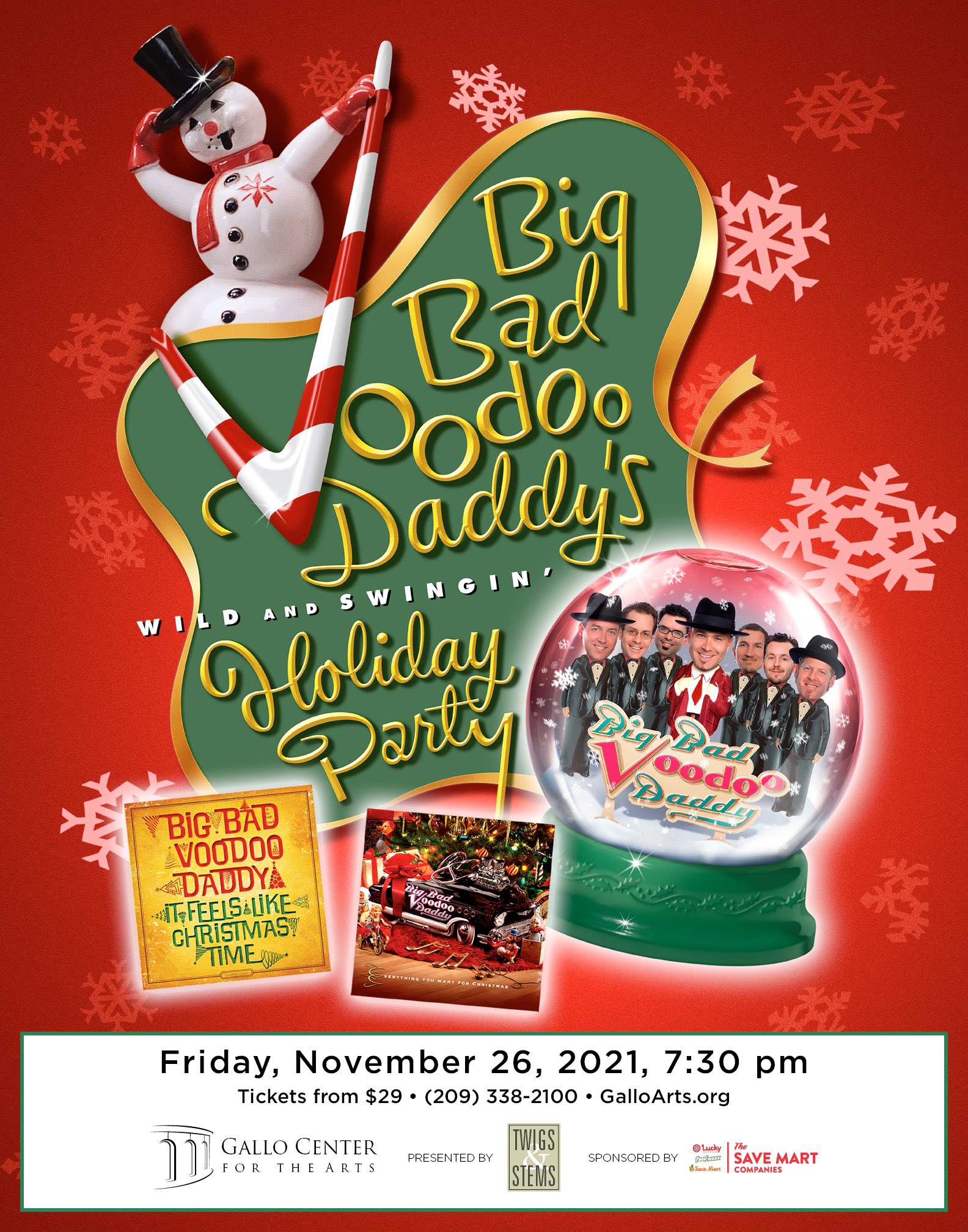 Gallo Center Tims Christmas Carol December 6 2022 Big Bad Voodoo Daddy (@Bbvd) / Twitter