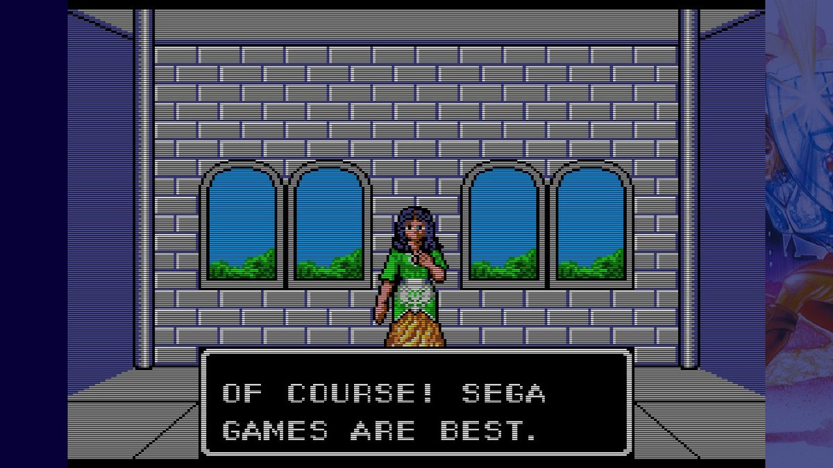 SwitchMoments_'s tweet photo. You have good taste, lady #SEGAAGES #PhantasyStar #NintendoSwitch https://t.co/i3NGFdjV5Q