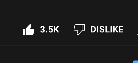 carlmoon's tweet photo. Did YouTube just delete the dislike button or is it only in Turkey they did it? (Where I am right now) https://t.co/CycGhF6Z9E