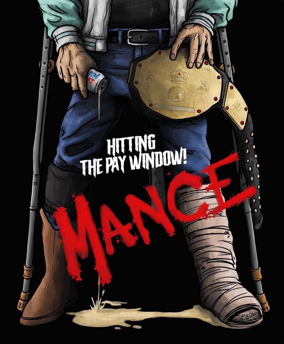 New Mancer shirt up now prowrestlingtees.com/mancer-art-des…