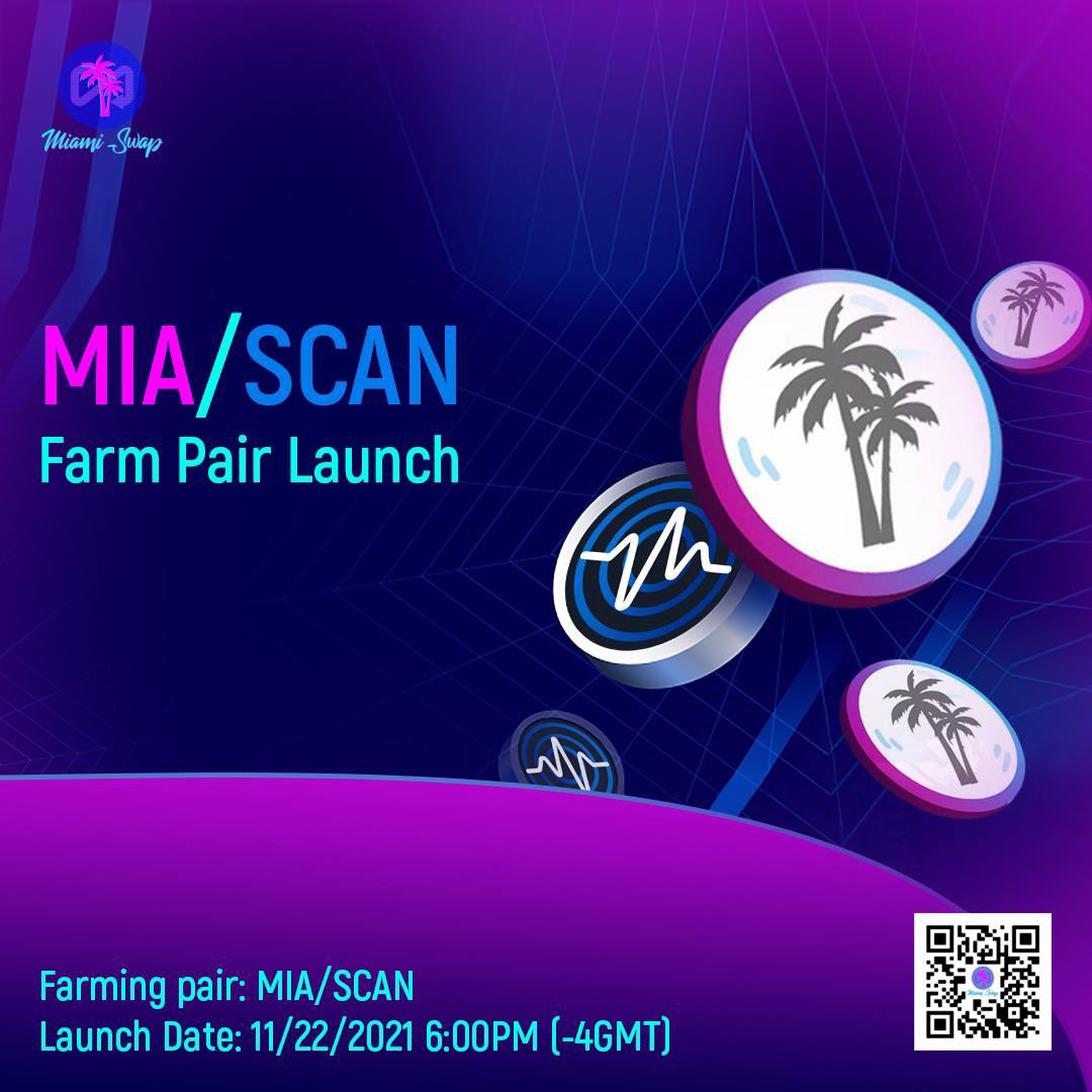 miamitokenchile's tweet photo. @BinanceFanToken Don’t Miss Out today🚀
Coming soon farm @Miami_Token_ /@ScanDefi 

 https://t.co/M4zh2dvpgb and EARN
Select your favourite APY 👏🏻

The future of crypto investing is here

#binancesmartchain #miami #miamiswap #miamitoken #crypto #defi #bitcoin #altcoins #thesandbox #apy #scandefi https://t.co/dm2UQtNx0X