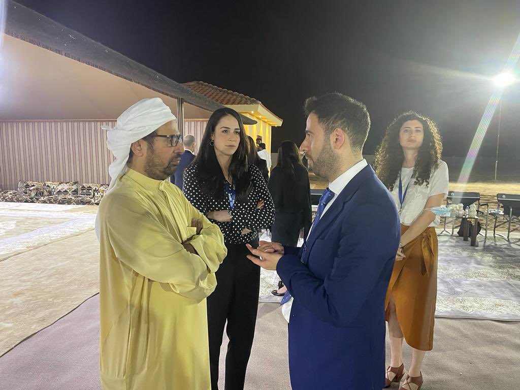 PhilR_R's tweet photo. I am still processing one of the most incredible weeks of my life. The @WorldJewishCong #JewishinUAE delegation was a chance to look at all  the opportunities created by the #AbrahamAccords. Wonderful to explore these with new friends and old. https://t.co/4QYV4gKqhi