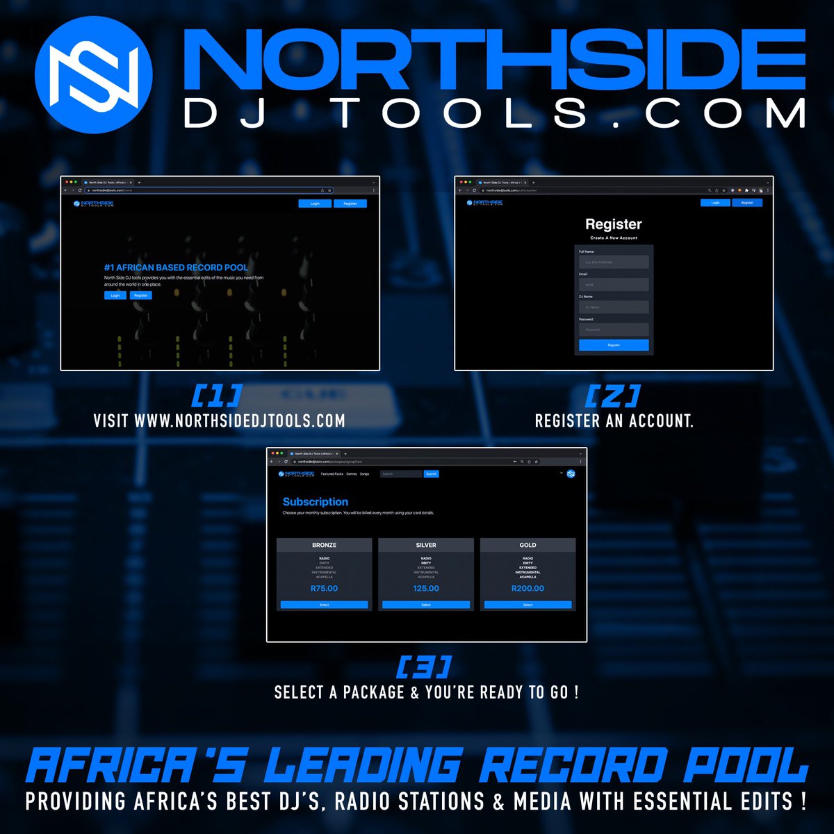 KMEGlobal's tweet photo. Sign up to Africa’s Leading Record Pool, @NS_DJTools ! Providing top DJ’s, Radio Stations &amp; Media with the essential edits they need. Sign today at https://t.co/s9UqlrAqPU 💻 https://t.co/qRX2S1Pe1U