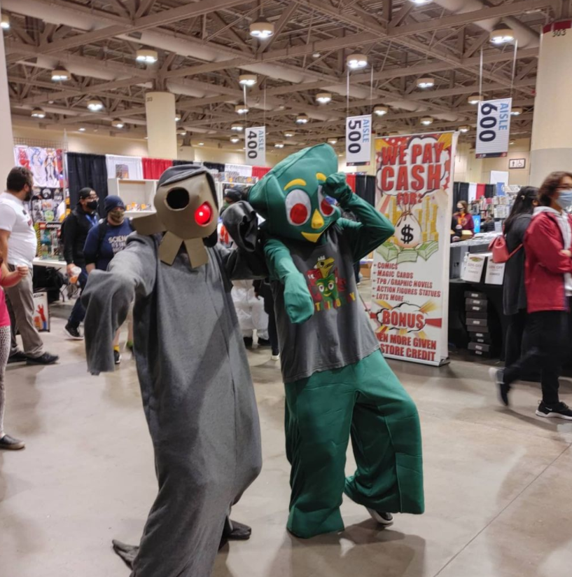 OGCurtisAwesome's tweet photo. OntarioGumby Returns to Fan Expo in the latest episode of #BeingOG on #Youtube
https://t.co/WTOTXtPV9H
Join us on #Patreon for early access
https://t.co/27leJBfiYE
#ClayStudios #vlog #ontariogumby #ontariopokey #fanexpo2021 #fanexpo #gumby #pokey https://t.co/AyQoIDIPFF