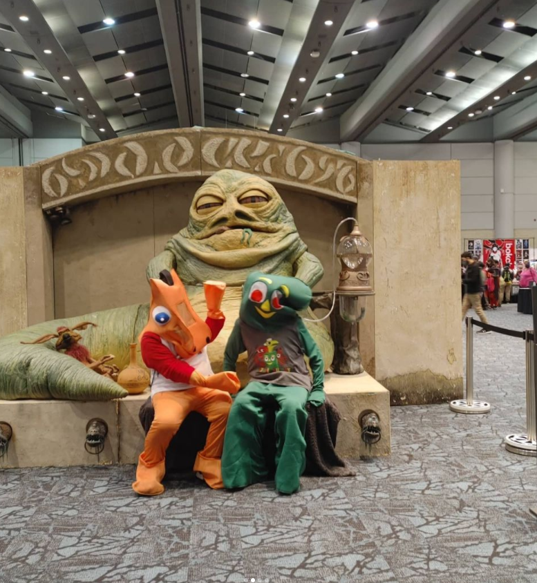 OGCurtisAwesome's tweet photo. OntarioGumby Returns to Fan Expo in the latest episode of #BeingOG on #Youtube
https://t.co/WTOTXtPV9H
Join us on #Patreon for early access
https://t.co/27leJBfiYE
#ClayStudios #vlog #ontariogumby #ontariopokey #fanexpo2021 #fanexpo #gumby #pokey https://t.co/AyQoIDIPFF