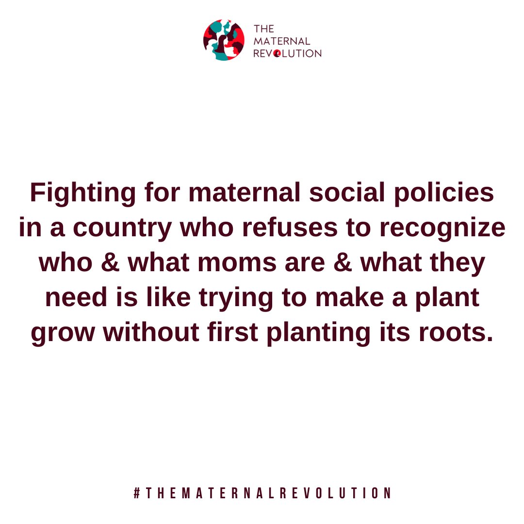 TheMaternalRev's tweet photo. The Maternal Revolution is about planting new American motherhood roots. 

It's about rebuilding a more equitable, supportive &amp; respected motherhood from the ground up.
 
Join The Maternal Revolution &amp; help us create REAL and LASTING change for ALL moms. 

#thematernalrevolution https://t.co/KoT6sZJH9G