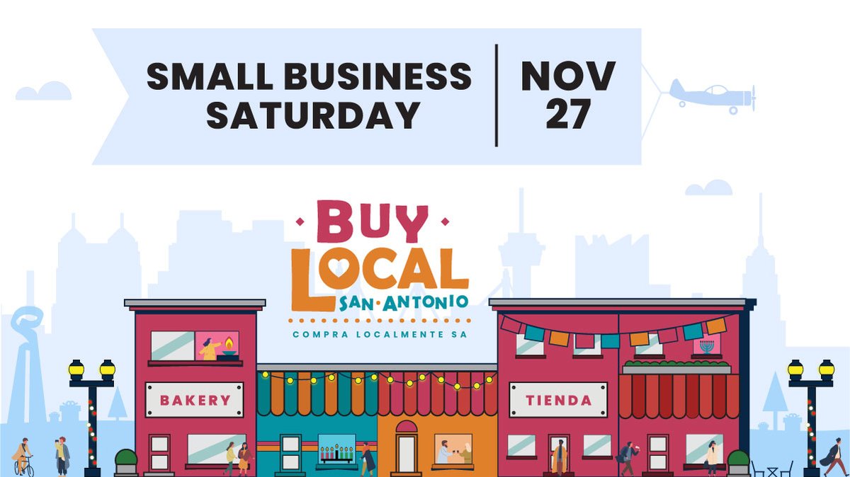 San Antonio Buy Local Season is November 27 – December 31. Get out and support your friends and neighbors by buying local!  sanantonio.gov/SBO/Buy-Local-…