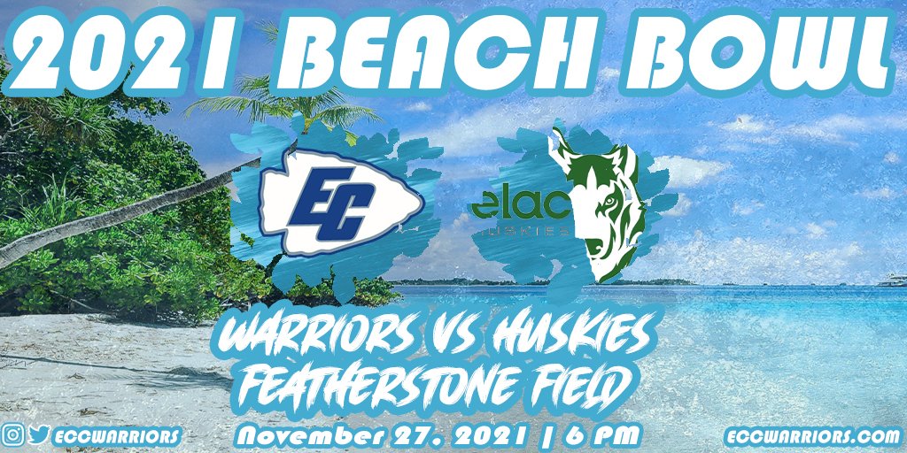 Warriors vs. Huskies in the Beach Bowl on Saturday.