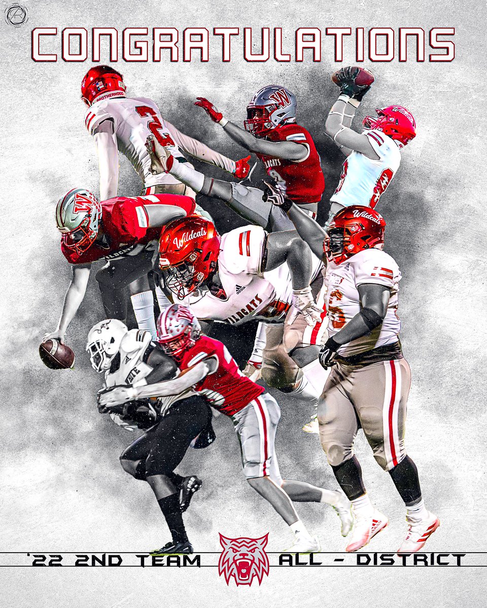 WoodrowFootball's tweet image. After an incredible season. 7 players were voted 2nd Team All-District. DB @william012_ , P @ItsBenSmith2 , DTs @Arnaz_34 @AjatariW , DE @ElkmanMax , WR @noah3calhoun , and OL @BoBrownWWHS