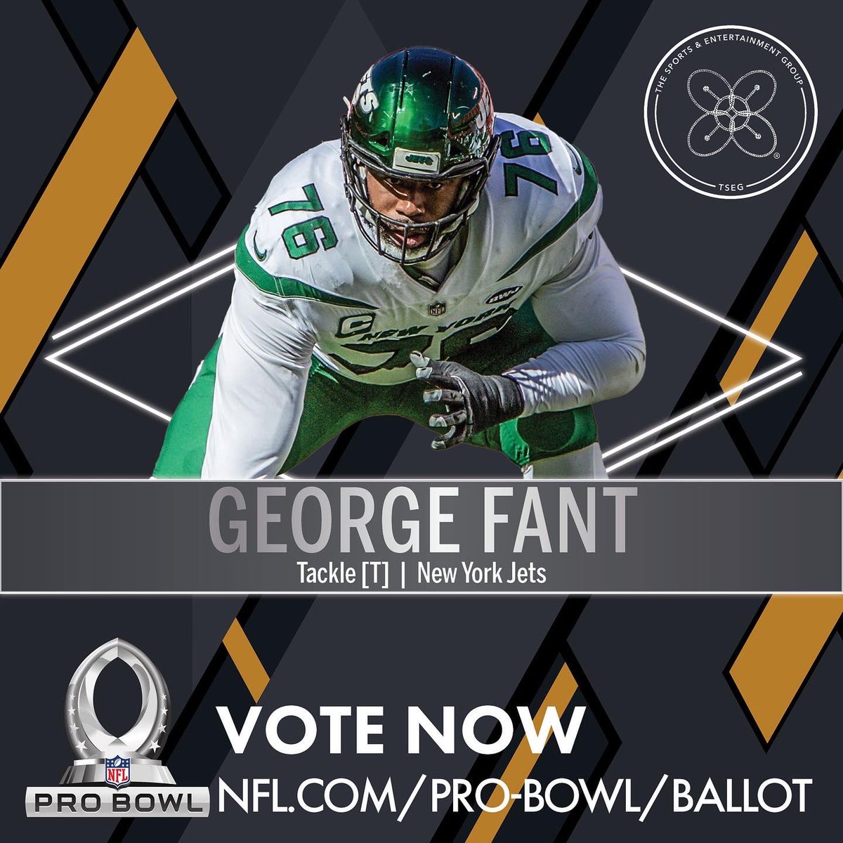TheSportsEntGrp's tweet photo. It’s that time of year again to cast your votes for @TheSportsEntGrp #NFL clients for #ProBowl! Link 🔗 below:
https://t.co/ckFnnpljBi…
#ProBowl2022 #NFLProBowl #ProBowlVote #Voting #AFC #NFC #DeshazorEverett #GeorgeFant #EricMurray #MichaelCarter #AthleteRepresentation #TSEG https://t.co/Ryp2FUBzmb
