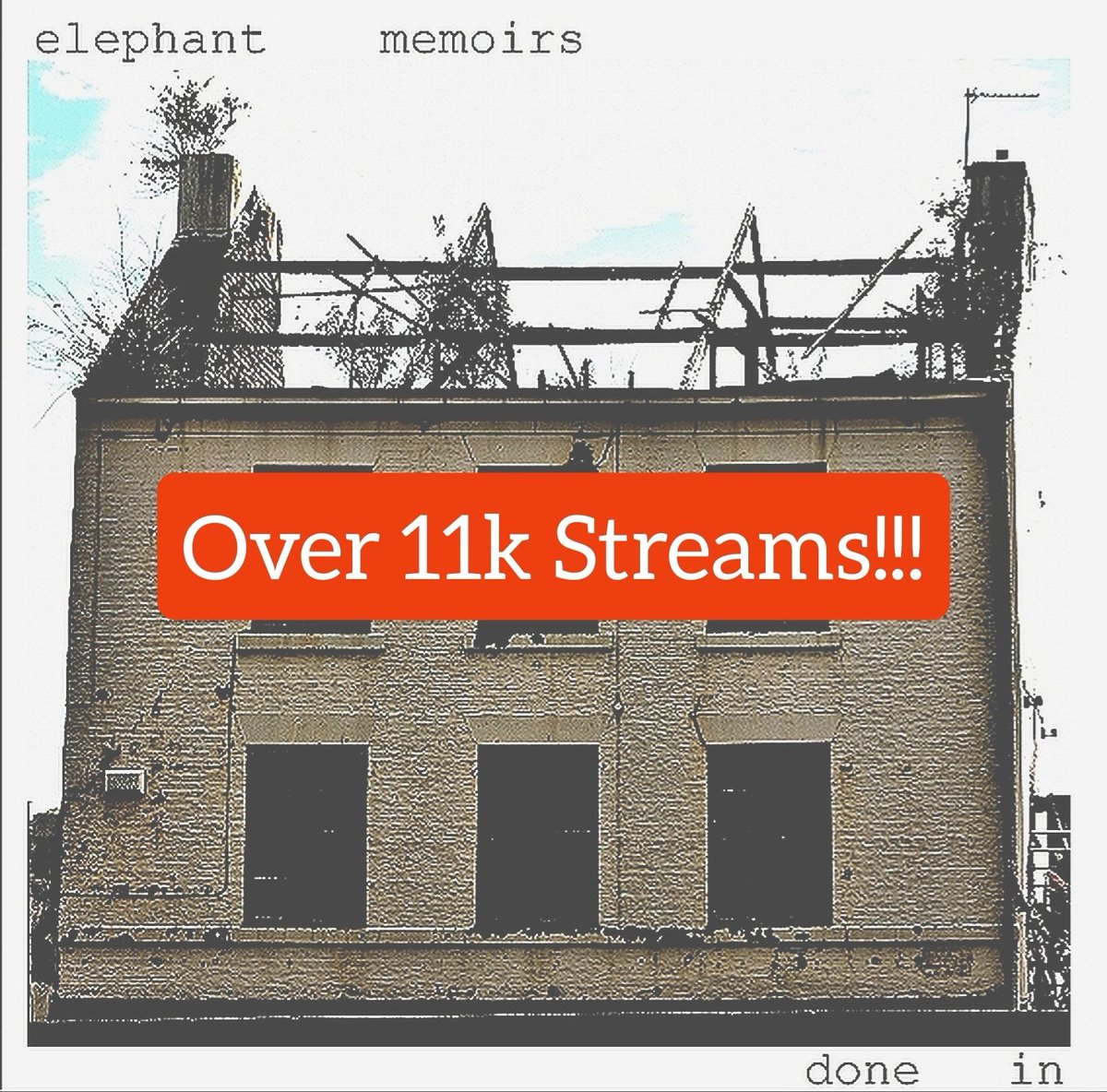 elephantmemoirs's tweet photo. WOW!!! 

3 weeks since Done In was released and it now has over 1️⃣1️⃣0️⃣0️⃣0️⃣ plays!!

We are actually speechless. Huge thanks for all the love and support!!

#NewMusic #unsignedartist #unsignedmusic #alternativerock #artistssupportingartist #supportlocalbands #rtArtBoost #MuseBoost https://t.co/Dh7juaOIQP