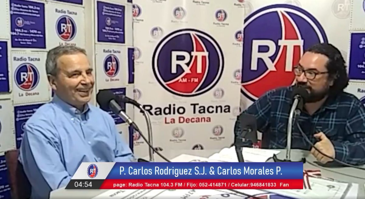 jesuitasperu's tweet photo. ¿Sabías que los #Jesuitas de #Tacna cuentan ahora con un espacio radial? Te animamos a escucharlos en el programa #ConCoraje todos los sábados, de 4 a 5 pm, en Radio Tacna 104.3 FM La Decana🎙📻. 

👉Escucha aquí el 1er programa: https://t.co/8v16Cs04Pd  

#FeQueTransforma #Radio https://t.co/Oc4ypGgttJ