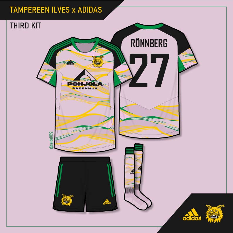 Tampereen Ilves x Adidas | Third Kit

#100Días100Equipos #Día31
Color #E0C7D7