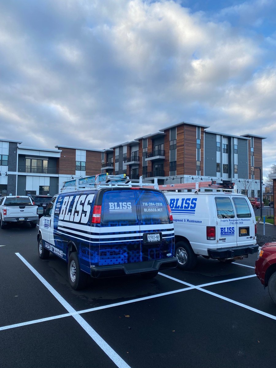 BlissBuilt's tweet photo. Call BLISS today for all your apartment, property management, and construction needs! 716-204-2910 https://t.co/UDRpR5qsbT