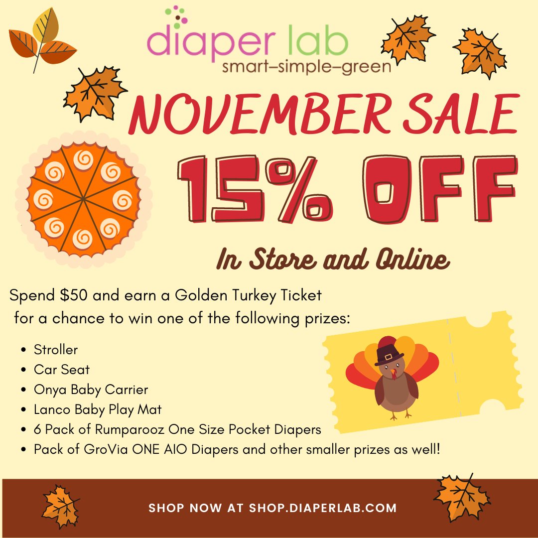 diaperlab's tweet image. Big November Sale Event!  Save storewide! - mailchi.mp/70ecb142f04a/b…