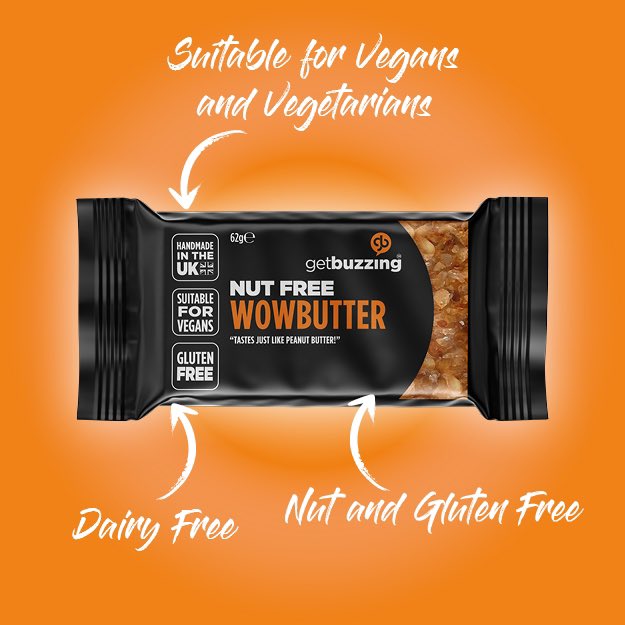 getbuzzing's tweet photo. Nut and Gluten Free ✔️
Dairy Free ✔️
Suitable for Vegans and Vegetarians ✔️
Available to buy on Amazon 🧡
#getbuzzing #nutfree #glutenfree #vegan #nothingtohide https://t.co/b1rs8UrVrX