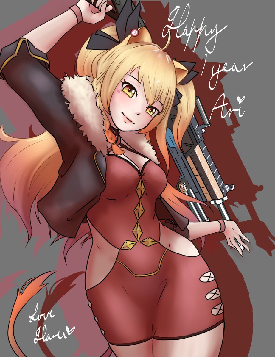 AreilleAri's tweet photo. Thank you to my beautiful kouhai @HaruMiyachichi for this amazing and beautiful artwork for my 1 year anniversary! <3 MWAH! 
#mysterialive #vtuber #ENVtubers https://t.co/JGjZkmnFuF